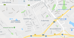 Screenshot of Dowerglen and Edenvale on Google Maps